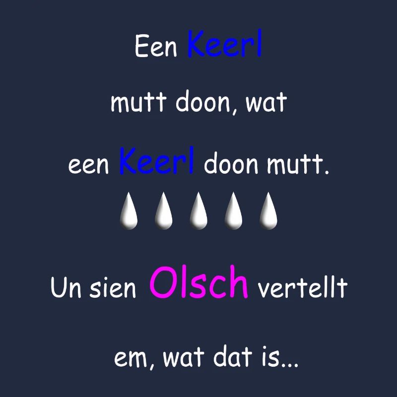 Plattdeutscher Spruch