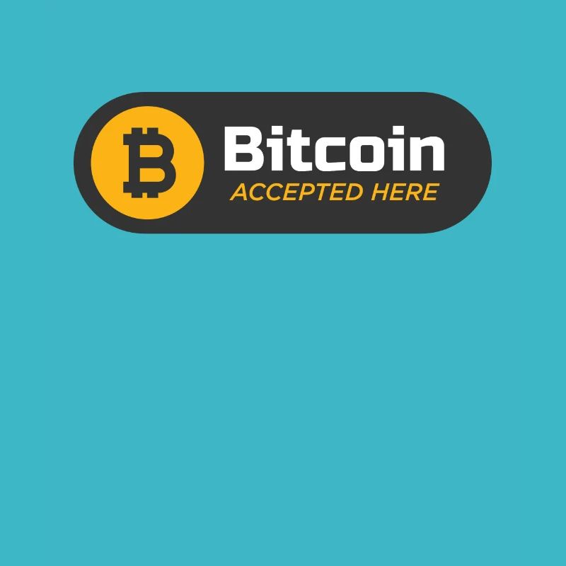 Bitcoin accepted here Bitcoin-Logo Crypto BTC