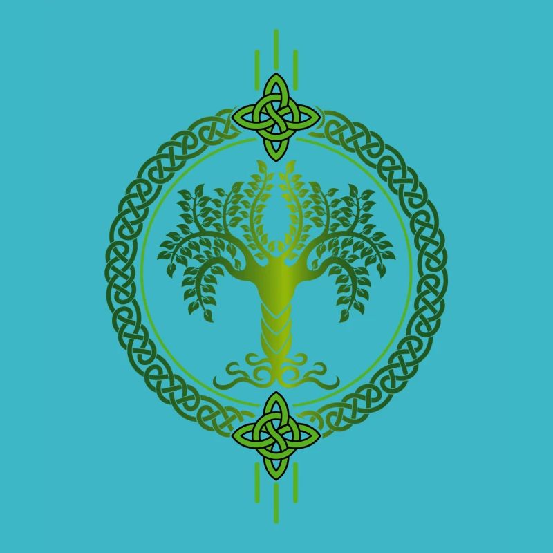 Lebensbaum, Lebensbaum, Keltisches symbol, Celtic,