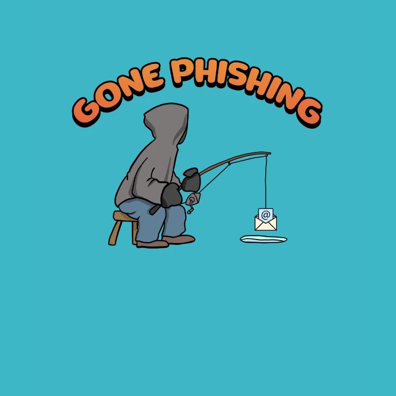 Gone Phishing Hacking Computer Hacker Gift