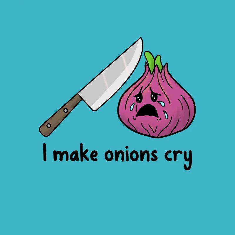 Chef gift I make onion’s cry funny chef shirt