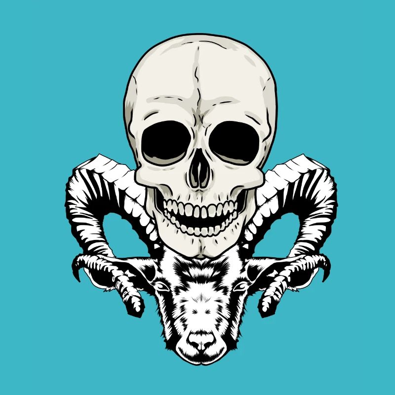 Horror Devil Satan Demon Skull Halloween