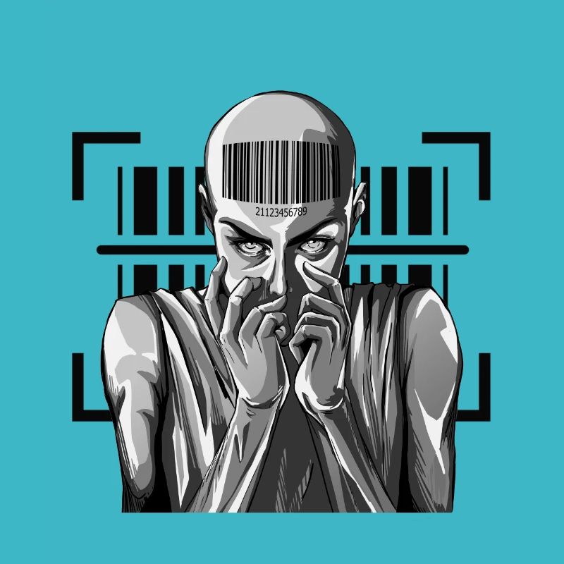 Barcode Punk Outfit - Im System registriert
