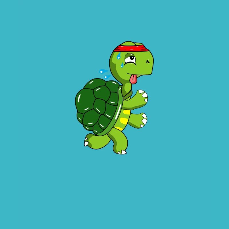 Tortue de jogging