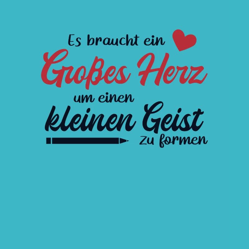 Lehrer Großes Herz Referendar Lehrerin Pädagoge