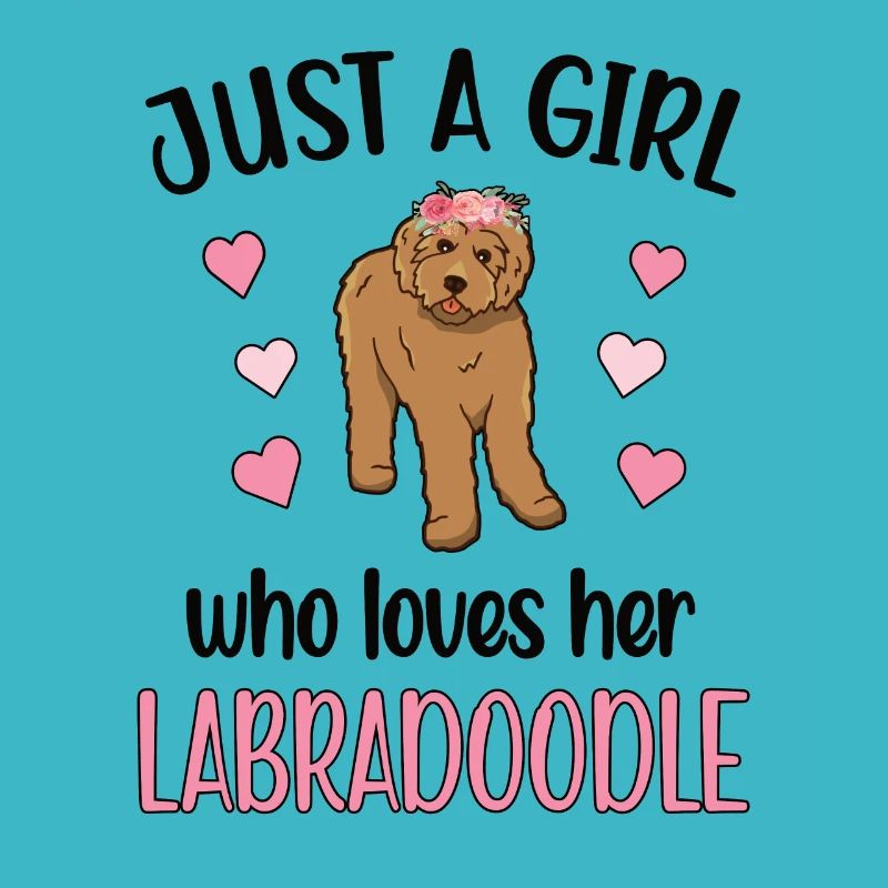 Labradoodle Mädchen Hundebesitzer Labradoodle Mama