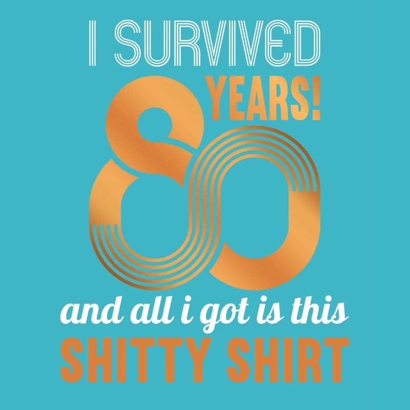80 ans 80 ans 80 ans, chemise de 80 ans