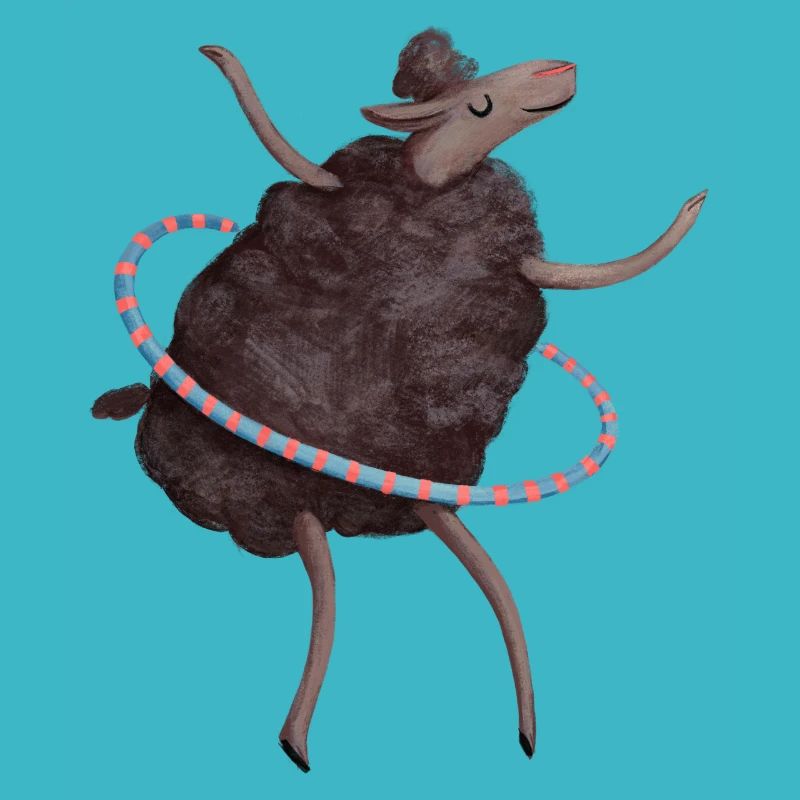 Schaf Hula hup