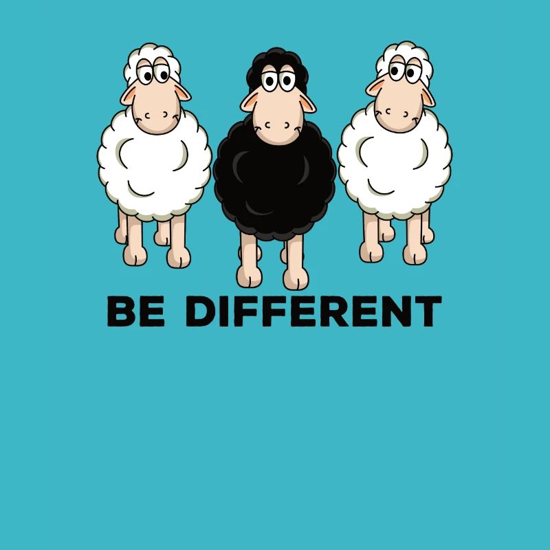 Mouton Moutons Be different cadeau