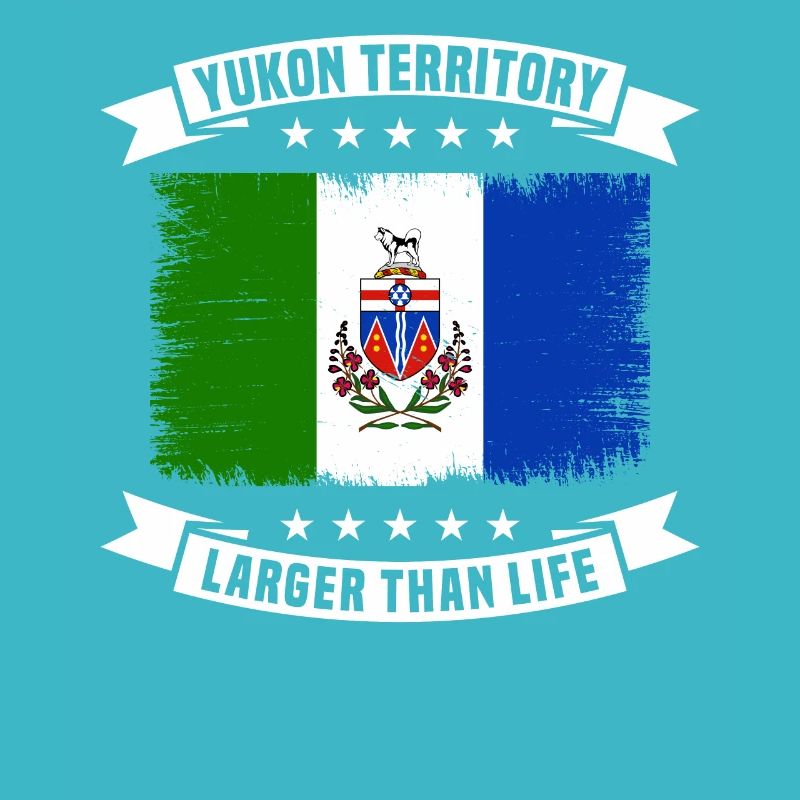 Yukon Territory Flag Vintage Retro