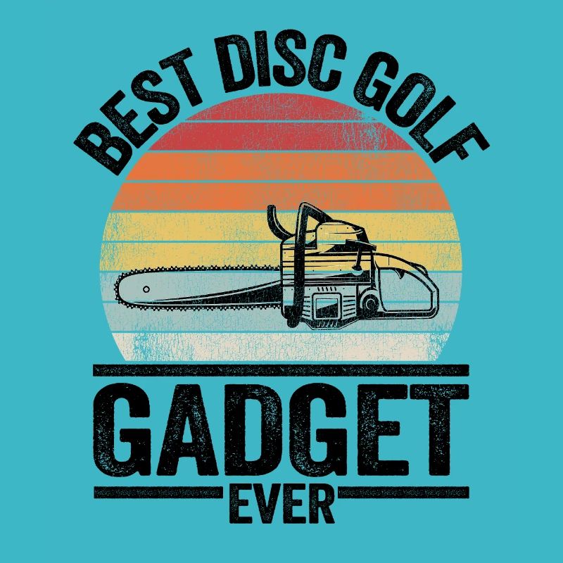 Disc Golf Gadget Vintage Disc Golfer sort