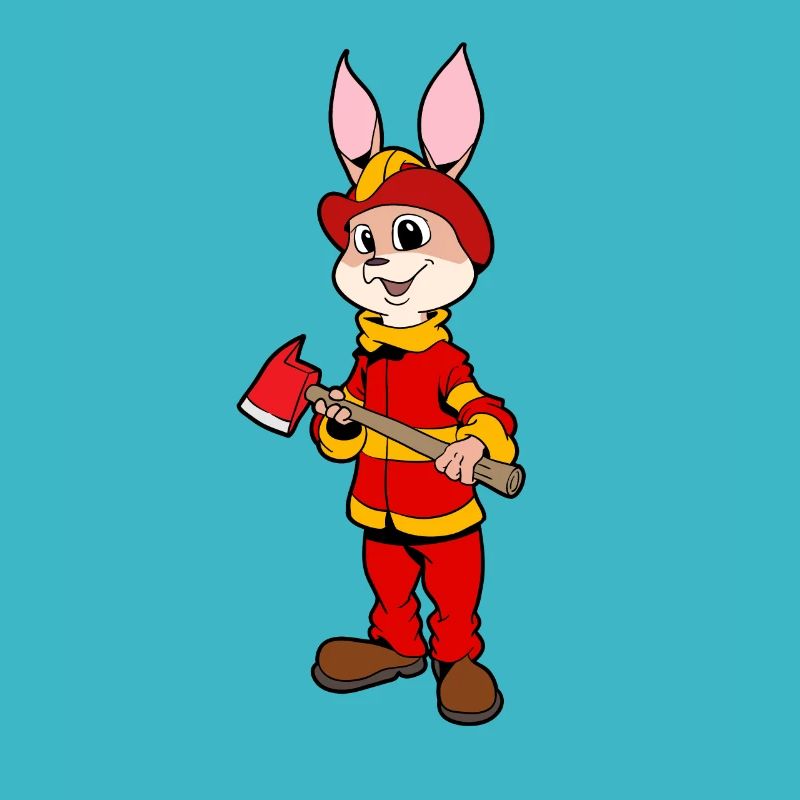 Lapin pompier