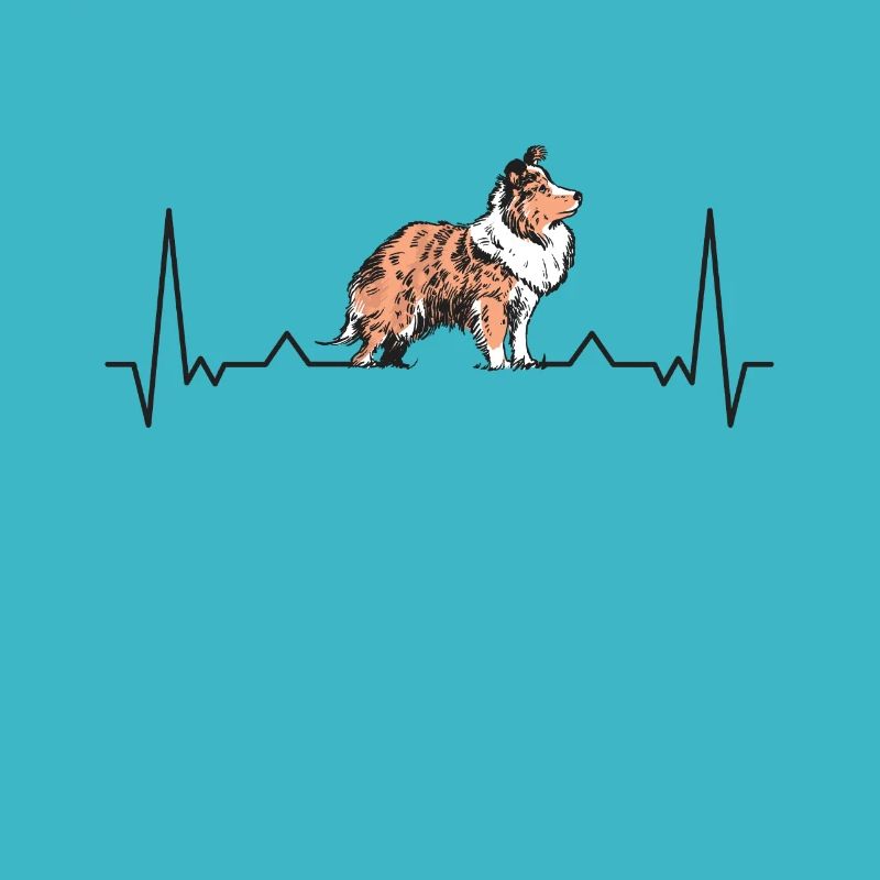 Sheltie Heartbeat Herding Dog Shetland Sheepdog