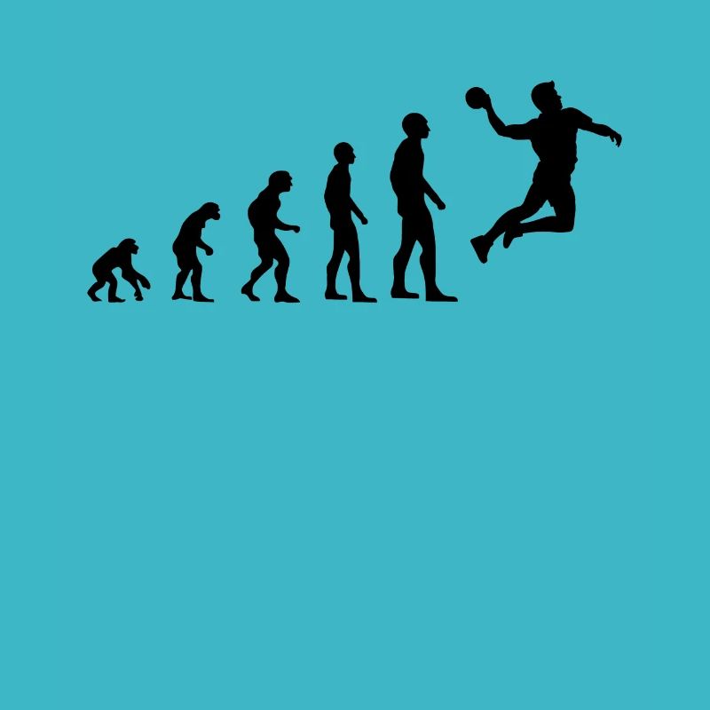 Handball Sport Handball Player Evolution Cadeau
