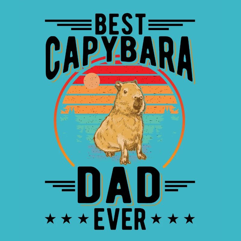 Best Capybara Dad Ever Wasserschwein