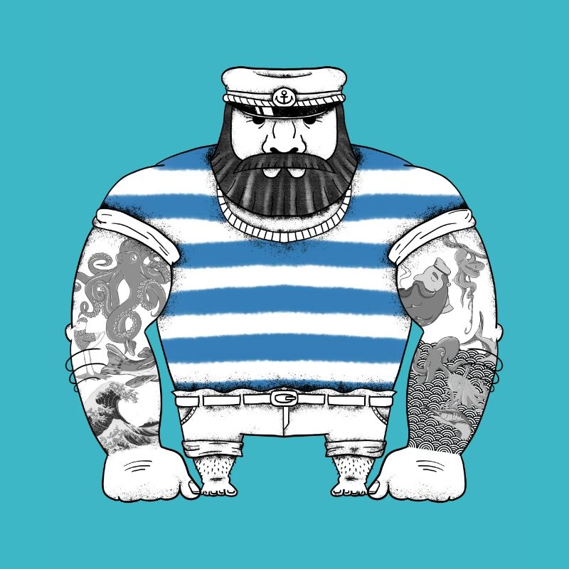 Tattooed Sailor Sailor Vintage Sailor