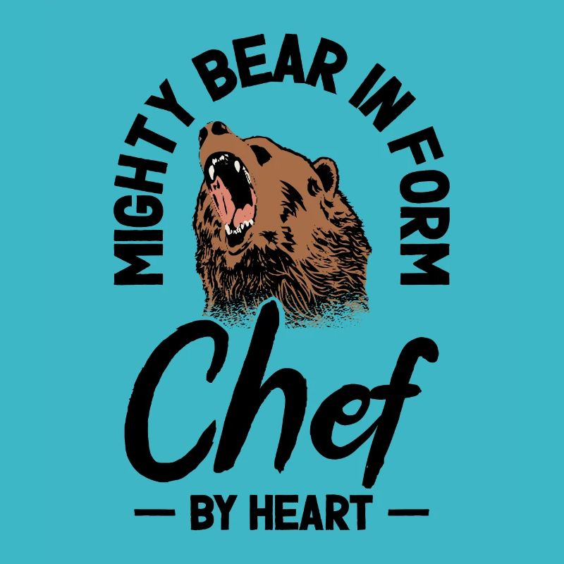 Chefkoch Beast Tierliebhaber Bär Kochende
