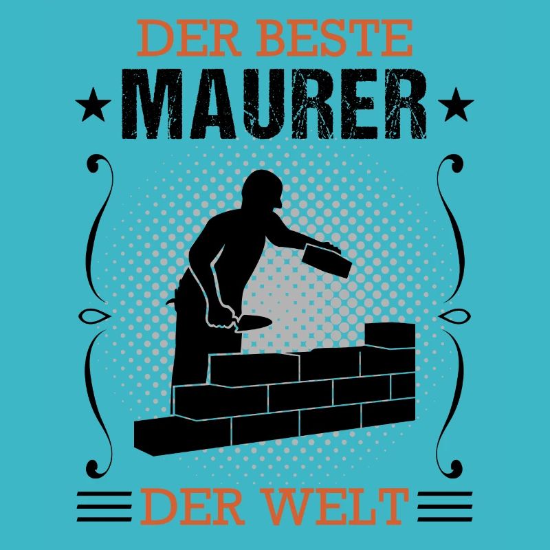 Maurer Bauhandwerker Beruf Ausbildung Geschenk