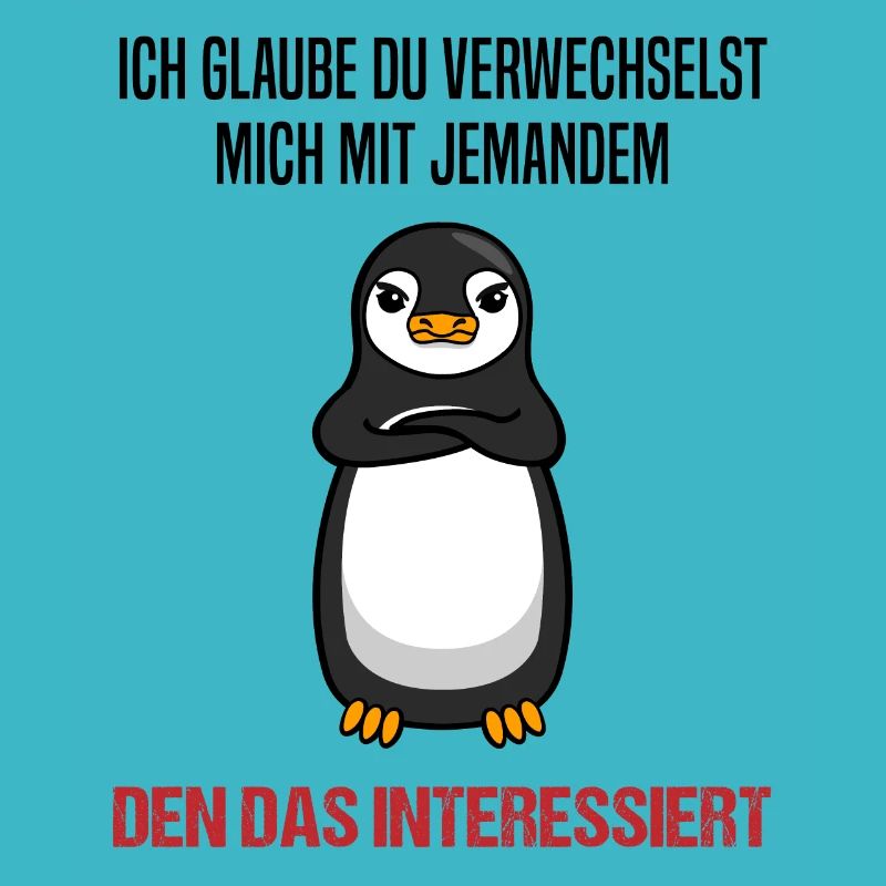 Pinguin Sarkastischer Spruch Lustiges Geschenk