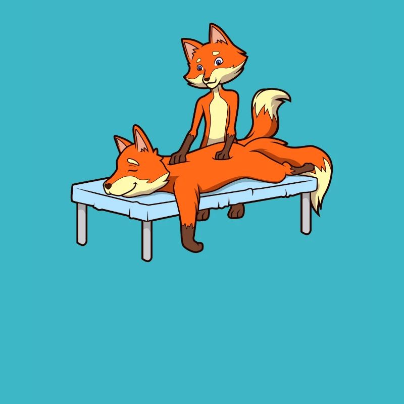 Fuchs massiert - Physiotherapie