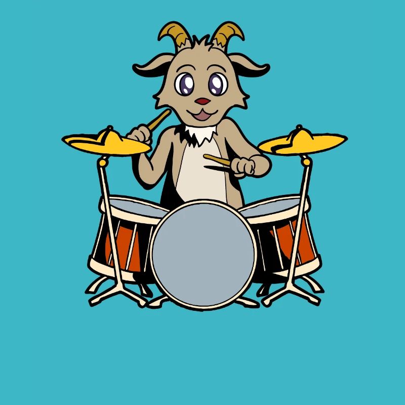Batteur de chèvre comique