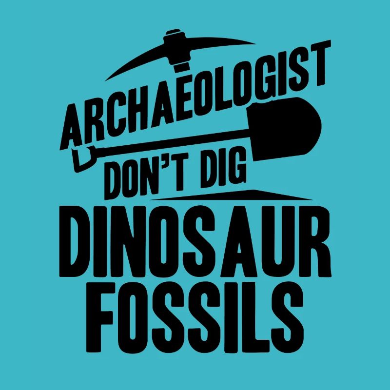 Archäologe Gräbt Dinosaurierfossilien Nicht