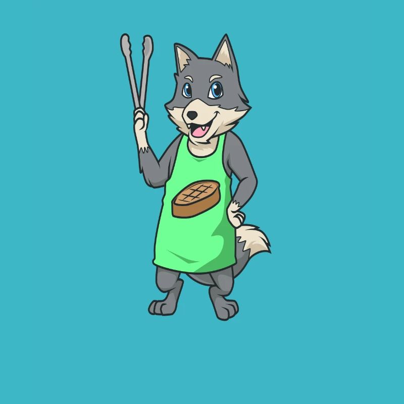 Wolf is grill master