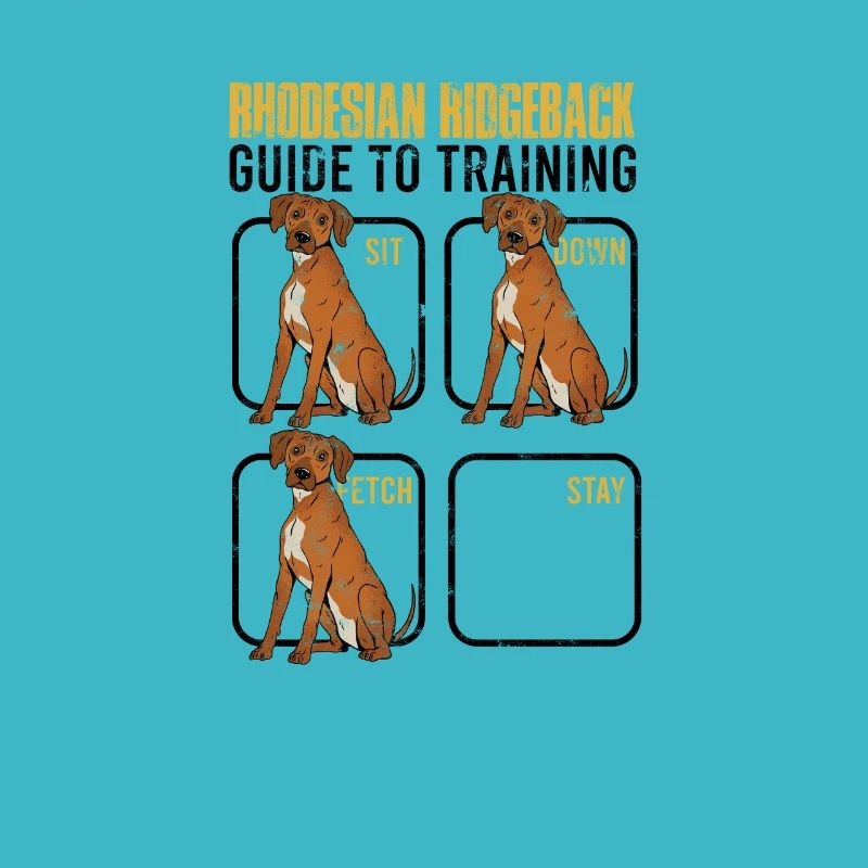 Rhodesian Ridgeback guide de formation asseyez-vous
