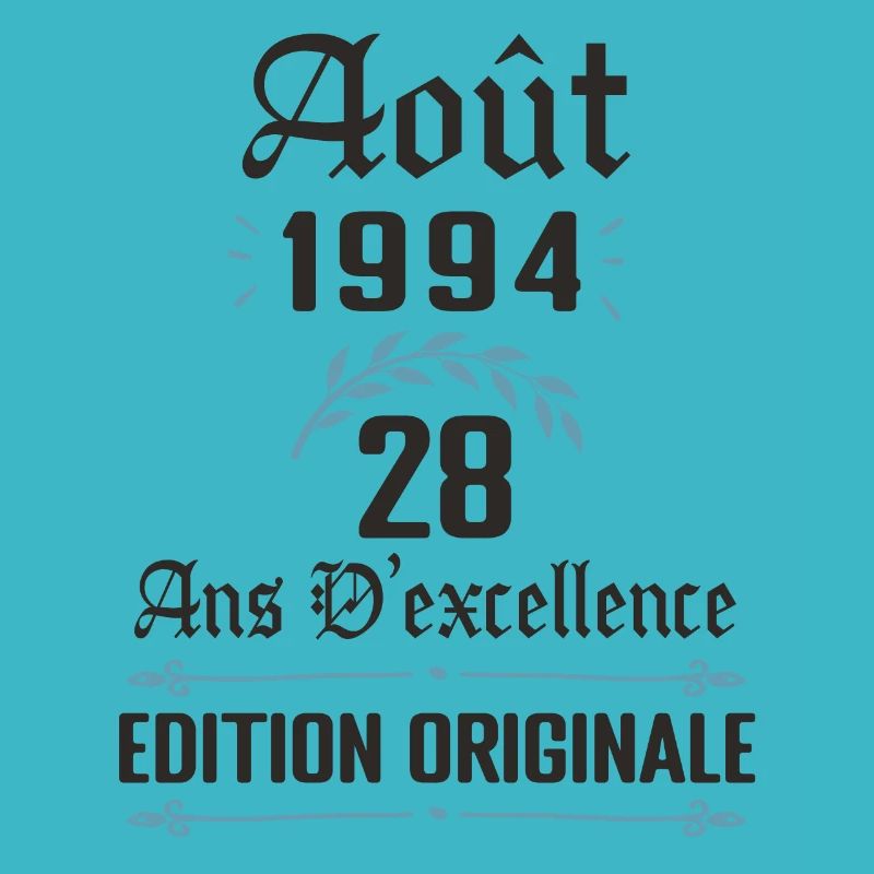 28 ans anniversaire aout 1994