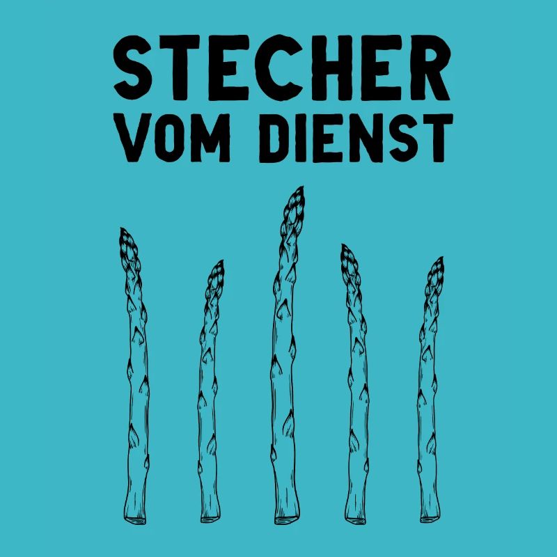 Chefstecher Spargelstecher Spargelernte Bauer