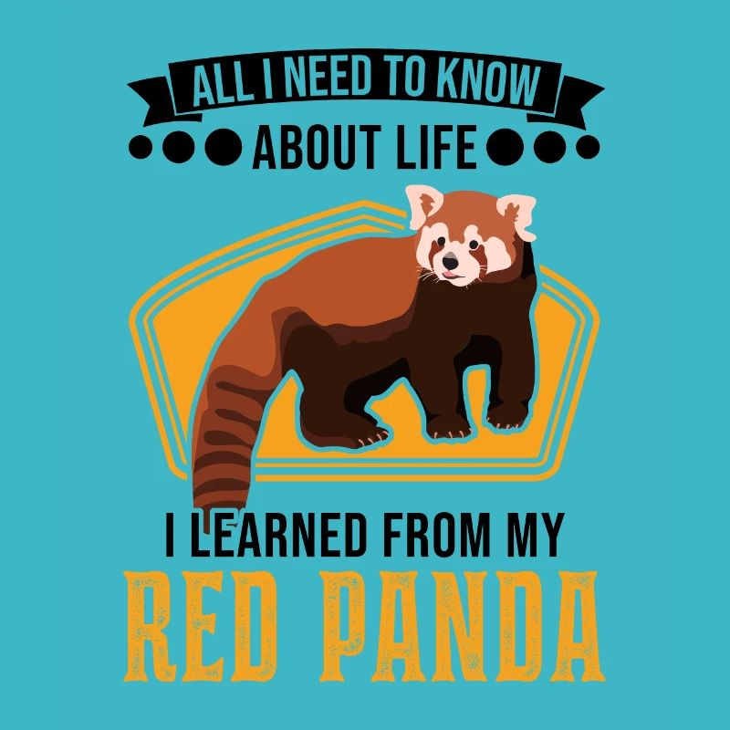 Panda Rouge Cadeau Chat Ours Panda Rouge