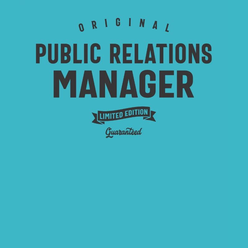 Public Relations Manager Lustige Berufsbezeichnung