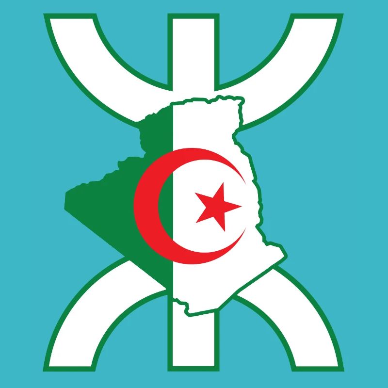 Drapeau Algérien - Z Imazighen