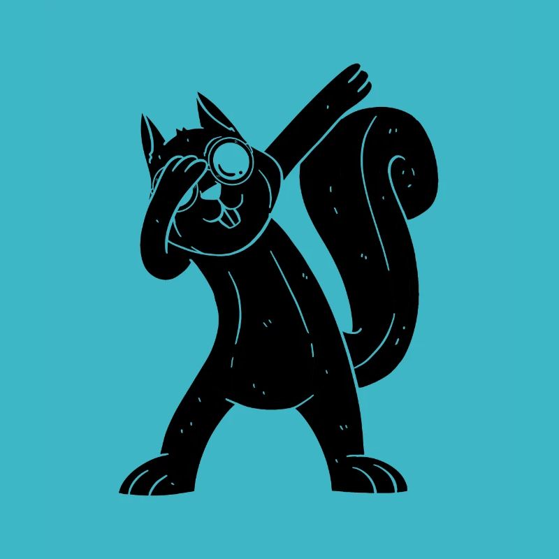 Squirrel, cool squirrel with