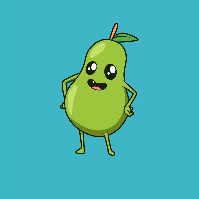 Kawaii Comic Birne