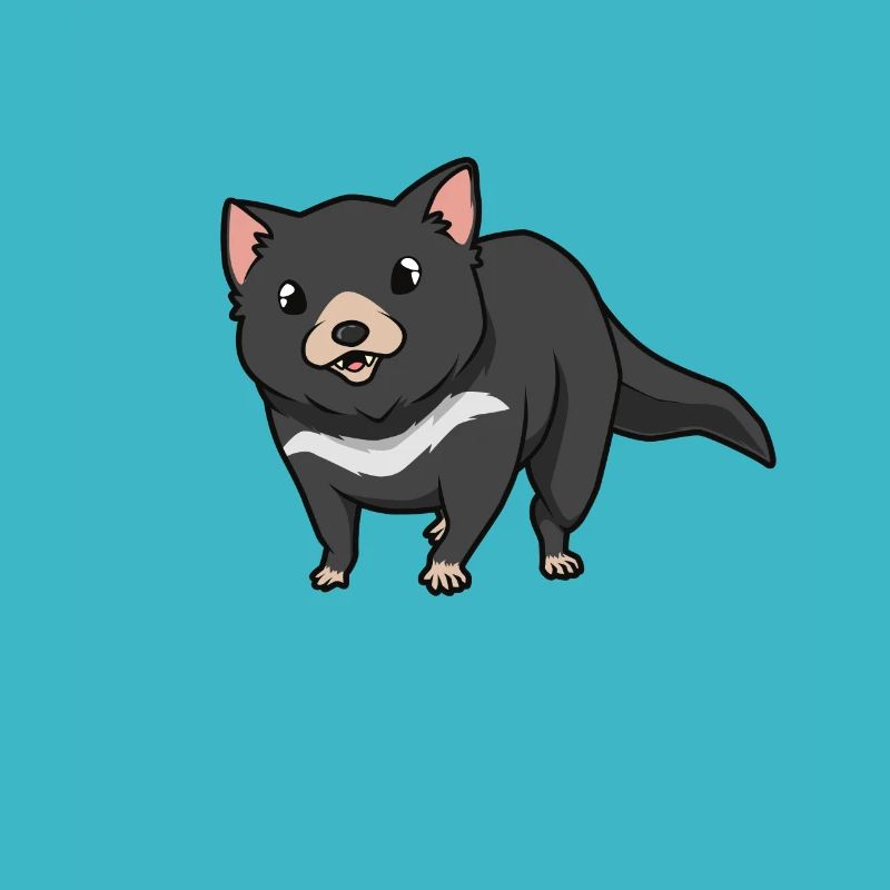 Kawaii Tasmanischer Teufel