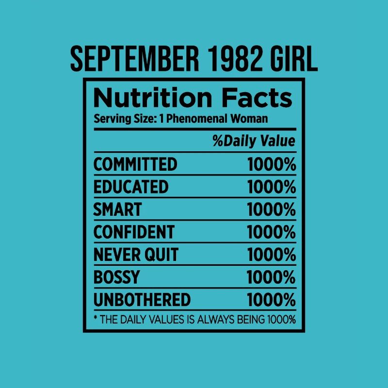 September 1982 - 40. Geburtstag Geschenk. Awesome.