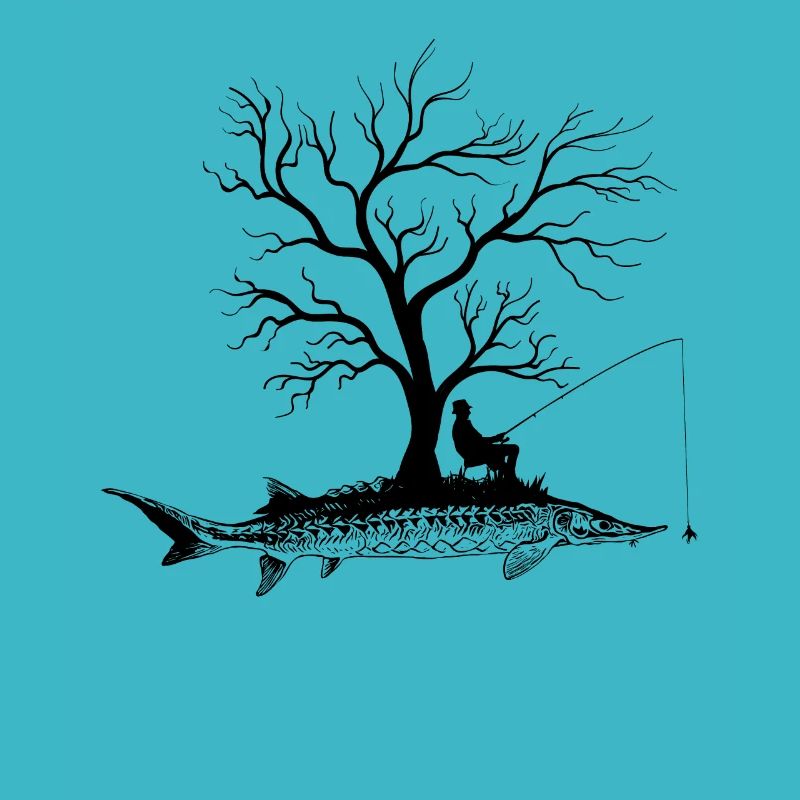 Graphic Tree - Fish Sturgeon