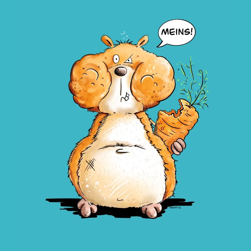Hamster Mit Hamsterbacke I Spruch Statement