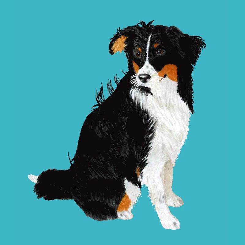 Aussie Nanouk, Seated - Watercolour