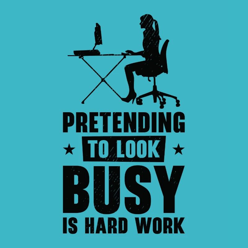 Vorgeben beschäftigt harte Arbeit Mitarbeiter