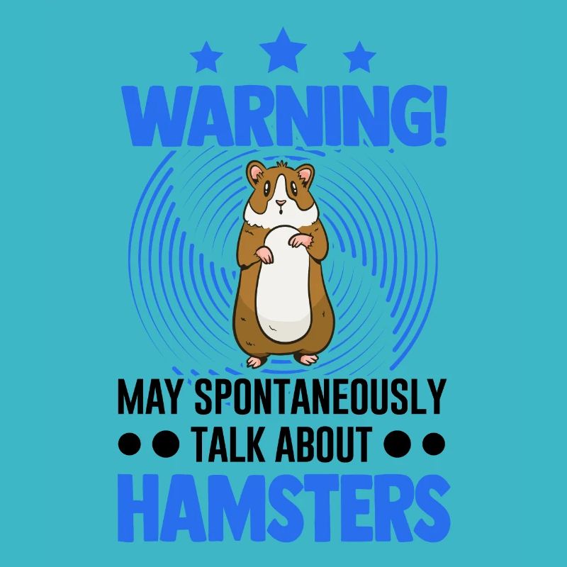 Avertissement Hamster Hamster Roue Hamster Doré