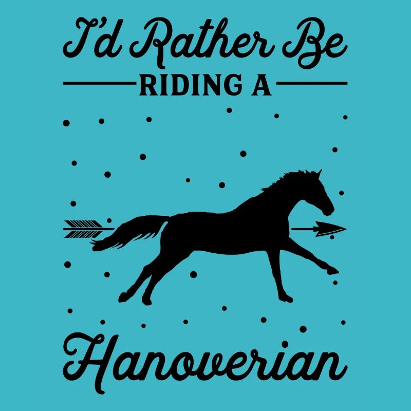 Monter un cheval hanovrien