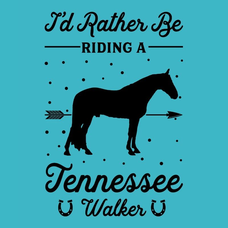 À cheval sur un Tennessee Walker