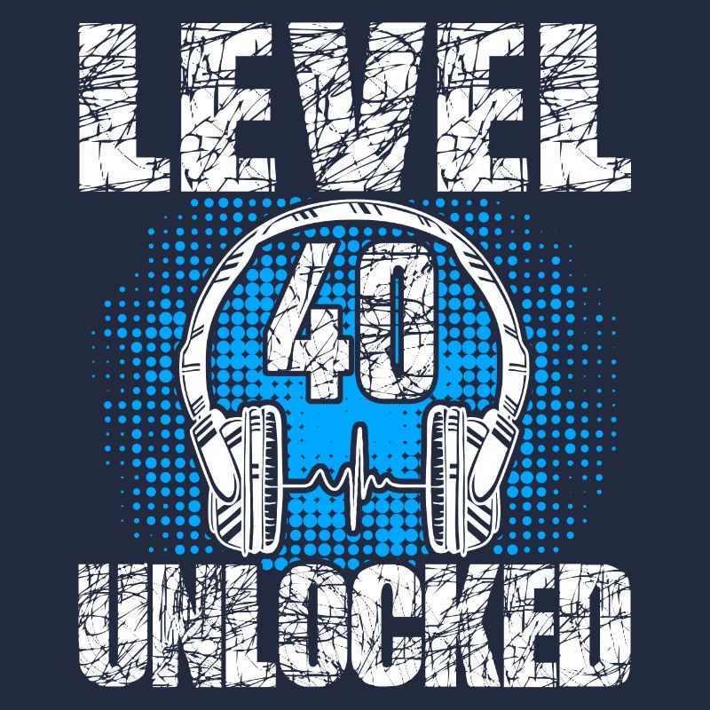 Level 40 Unlocked Birthday Gift 40 Years