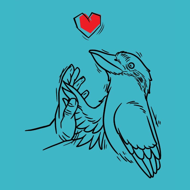 Laughing Hans Vogel Jägerliest With Hand