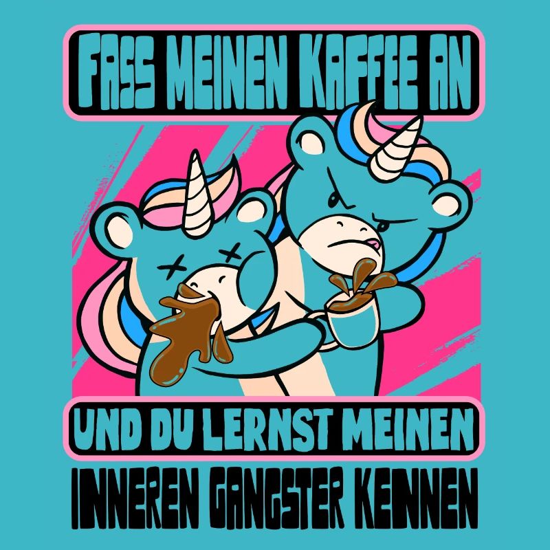 Lustig Einhorn Kaffee Kaffeetrinker Sarkastisch