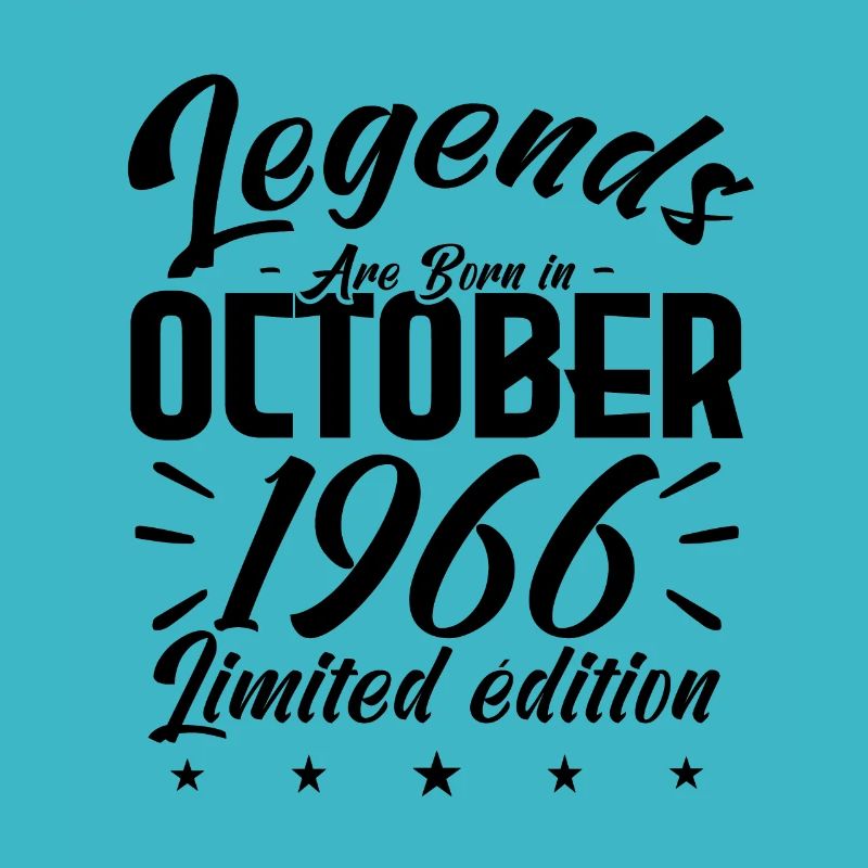 LEGENDS ARE BORN IN OCTOBER 1966 Jubiläumsgeschenk