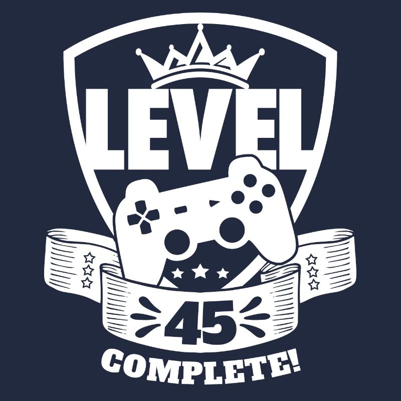 Level 45 Complete Birthday Gift 45 Years