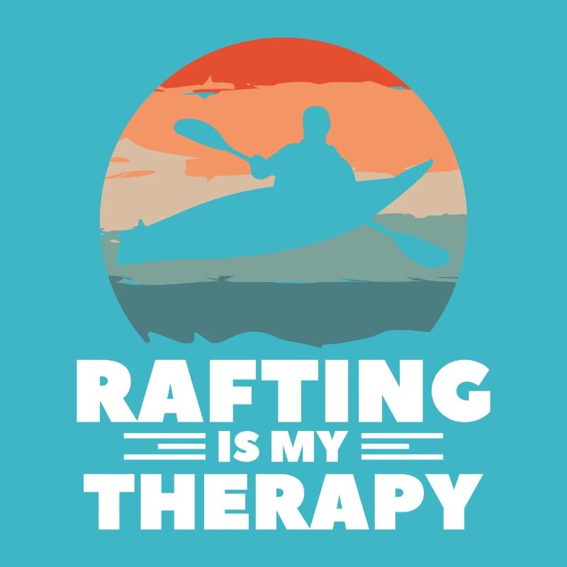 Rafting Is My Therapy Kayaking Kayaker